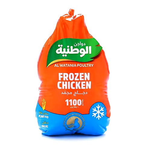 دجاج مجمد الوطنية 1100 جم