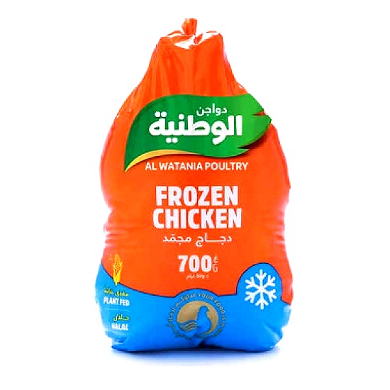 دجاج الوطنية مجمد 700 جم