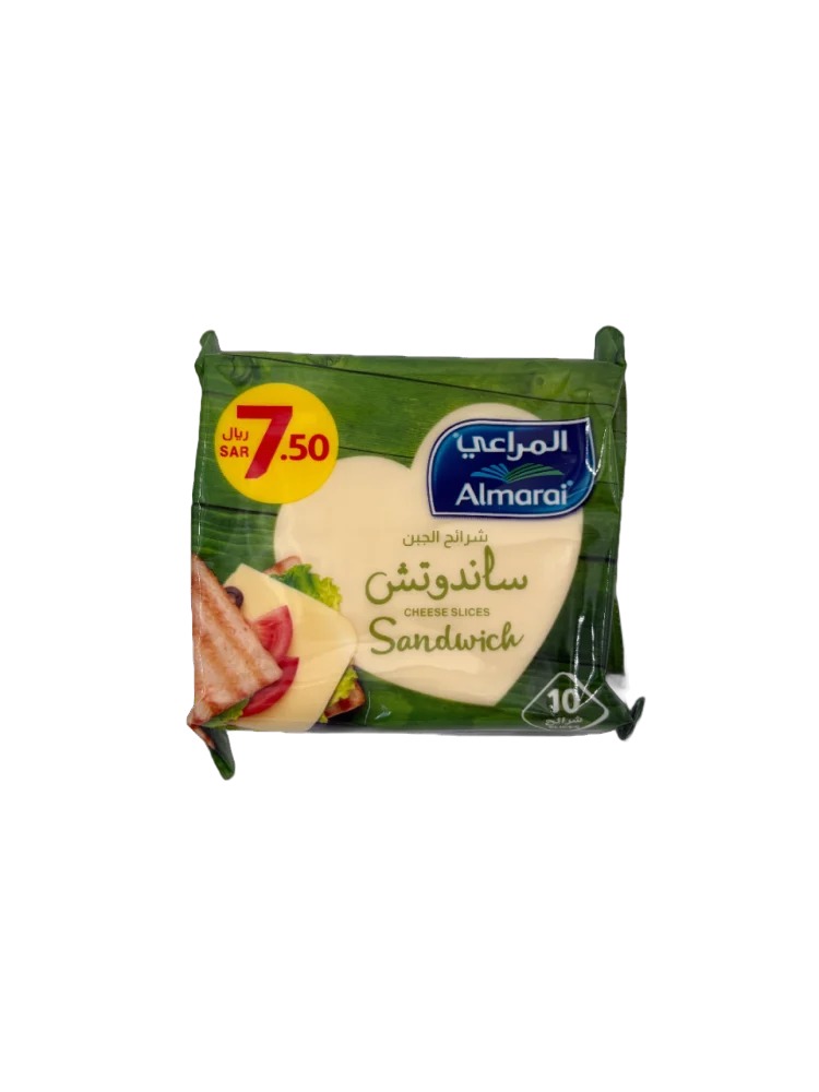 جبنة شرائح المراعي سندويتش عرض 200 جم