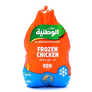 دجاج الوطنية مجمد 900 جم