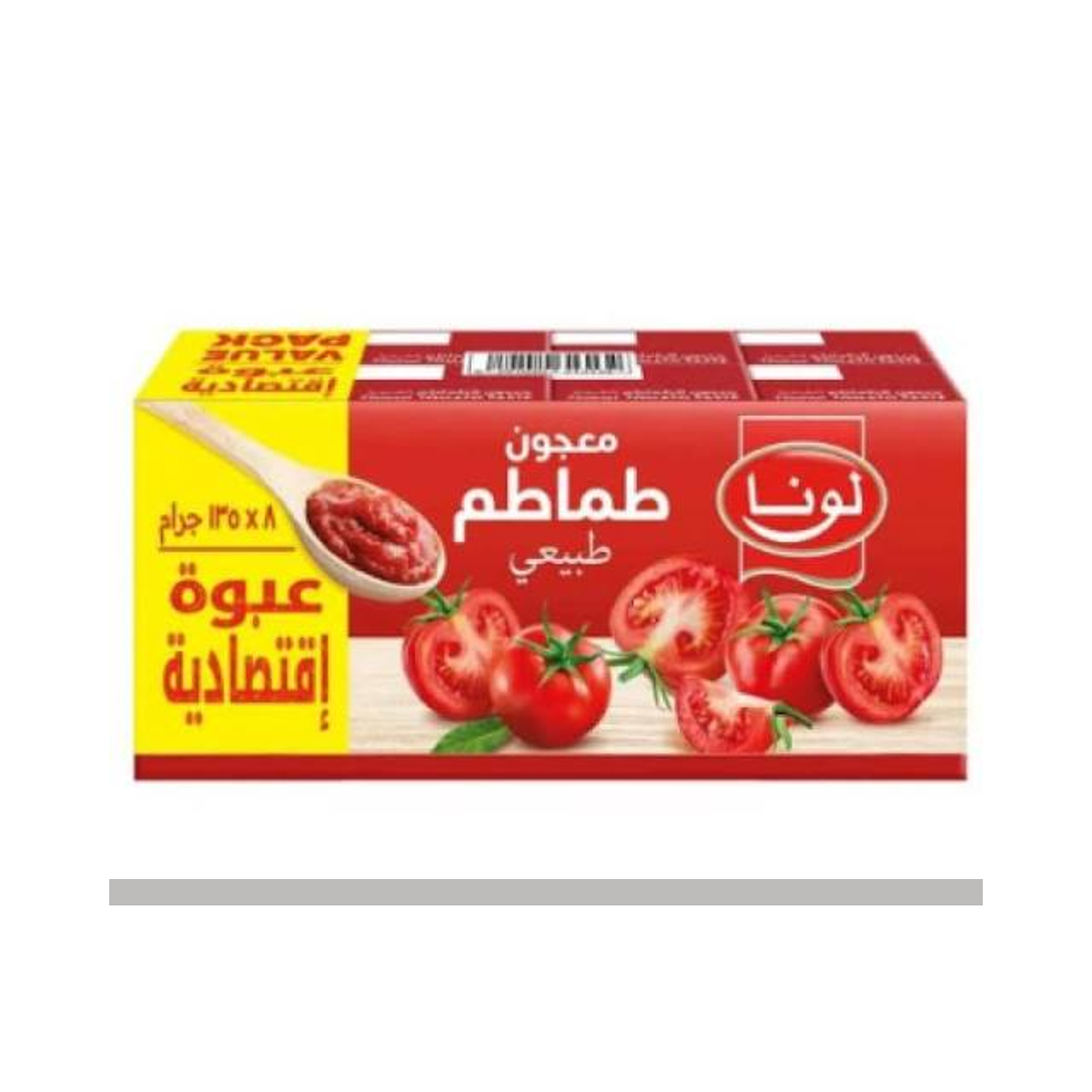 معجون طماطم لونا 6*8*135 جم
