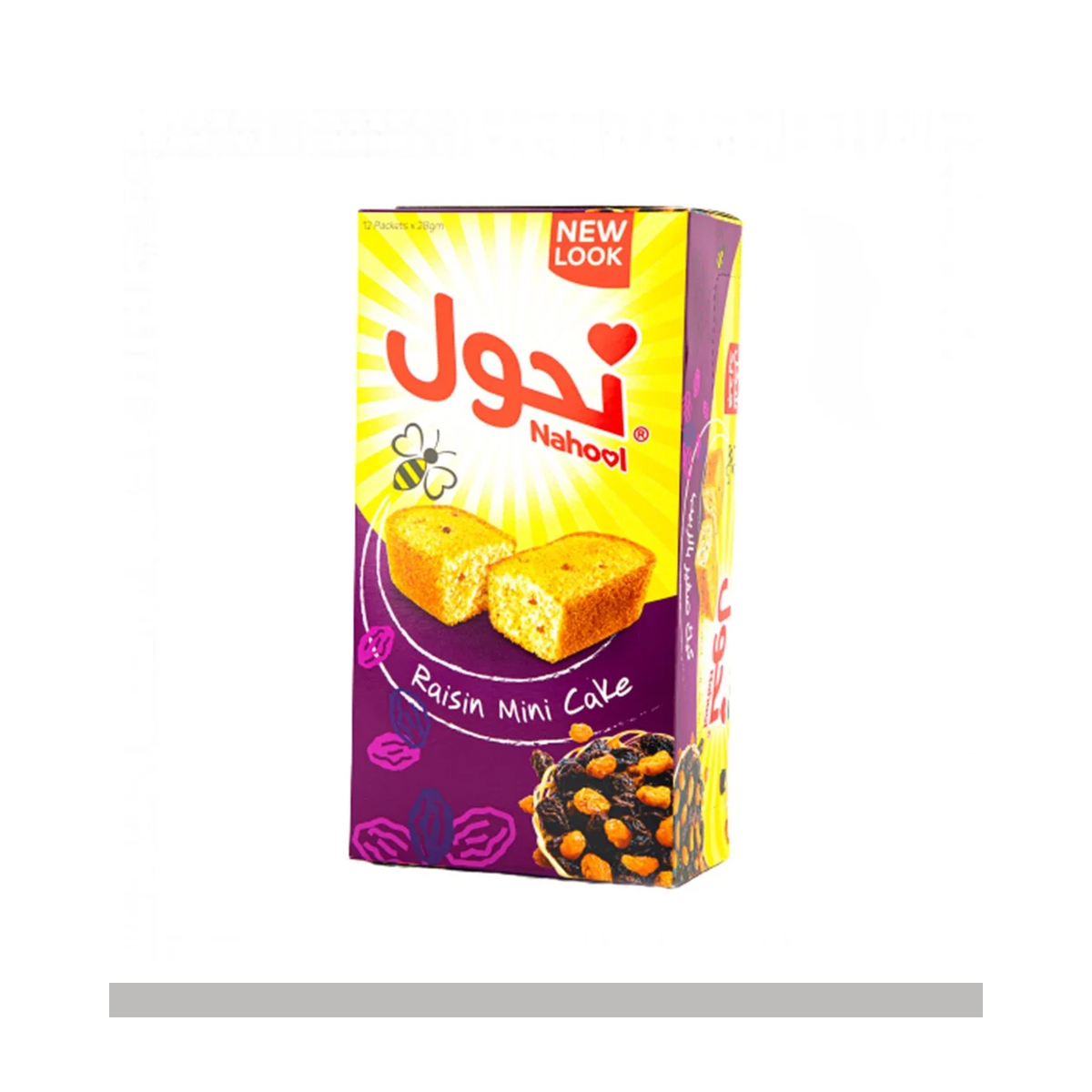 كيك نحول بالزبيب 12*28 جم