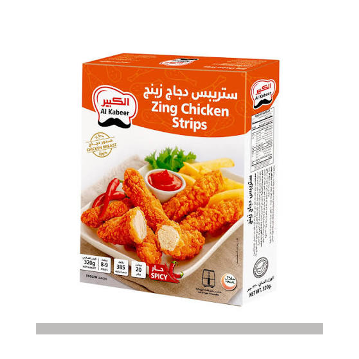 ستريبس دجاج الكبير زنجر 320 جم