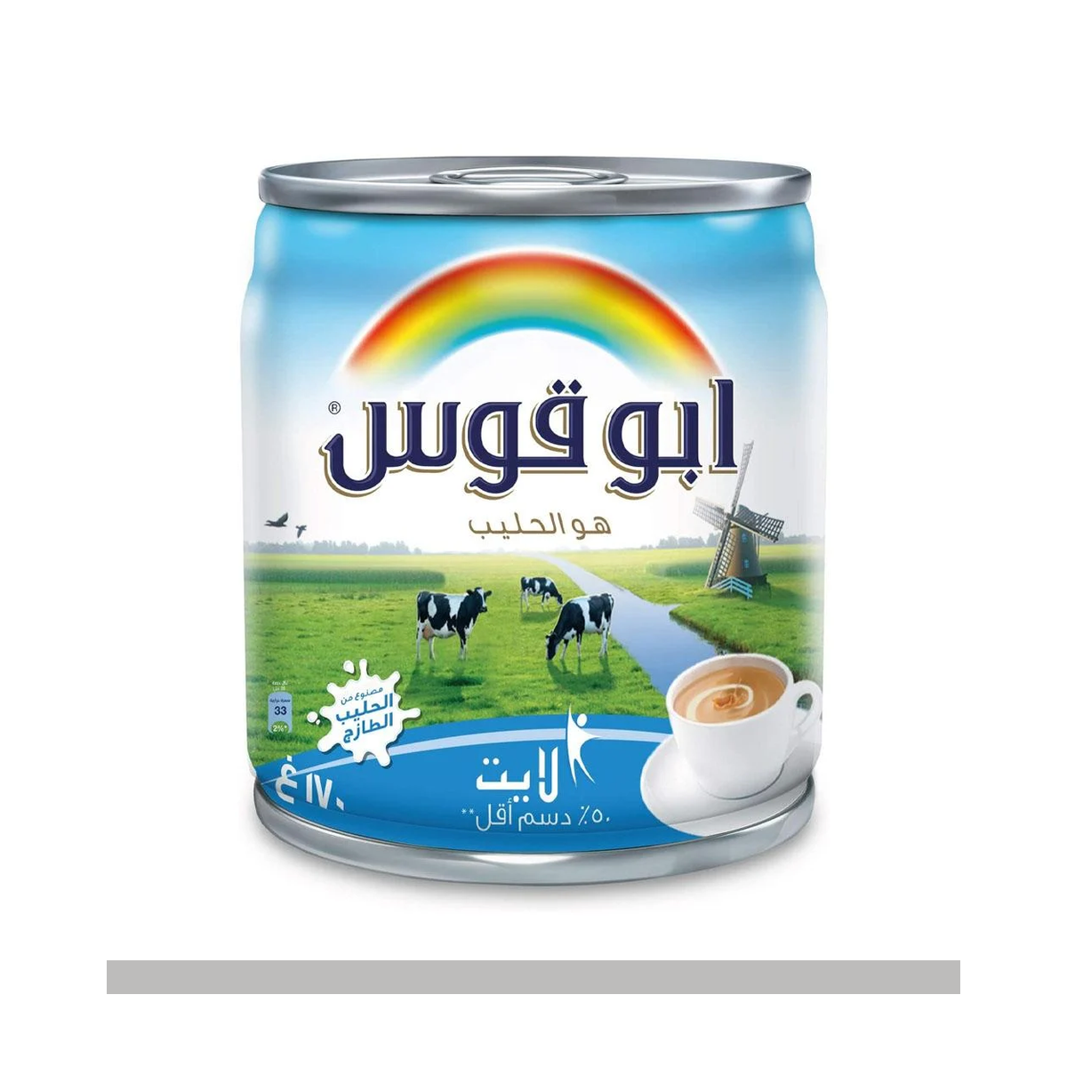 حليب سائل ابو قوس لايت 170 جم