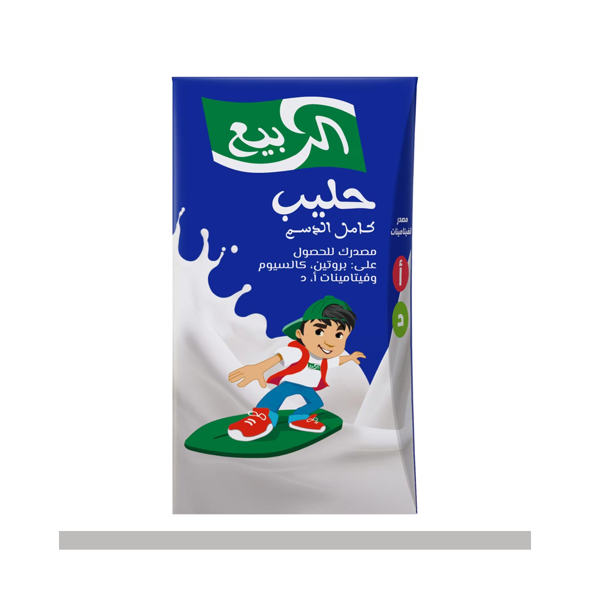 حليب الربيع كامل الدسم شفاط 125 مل