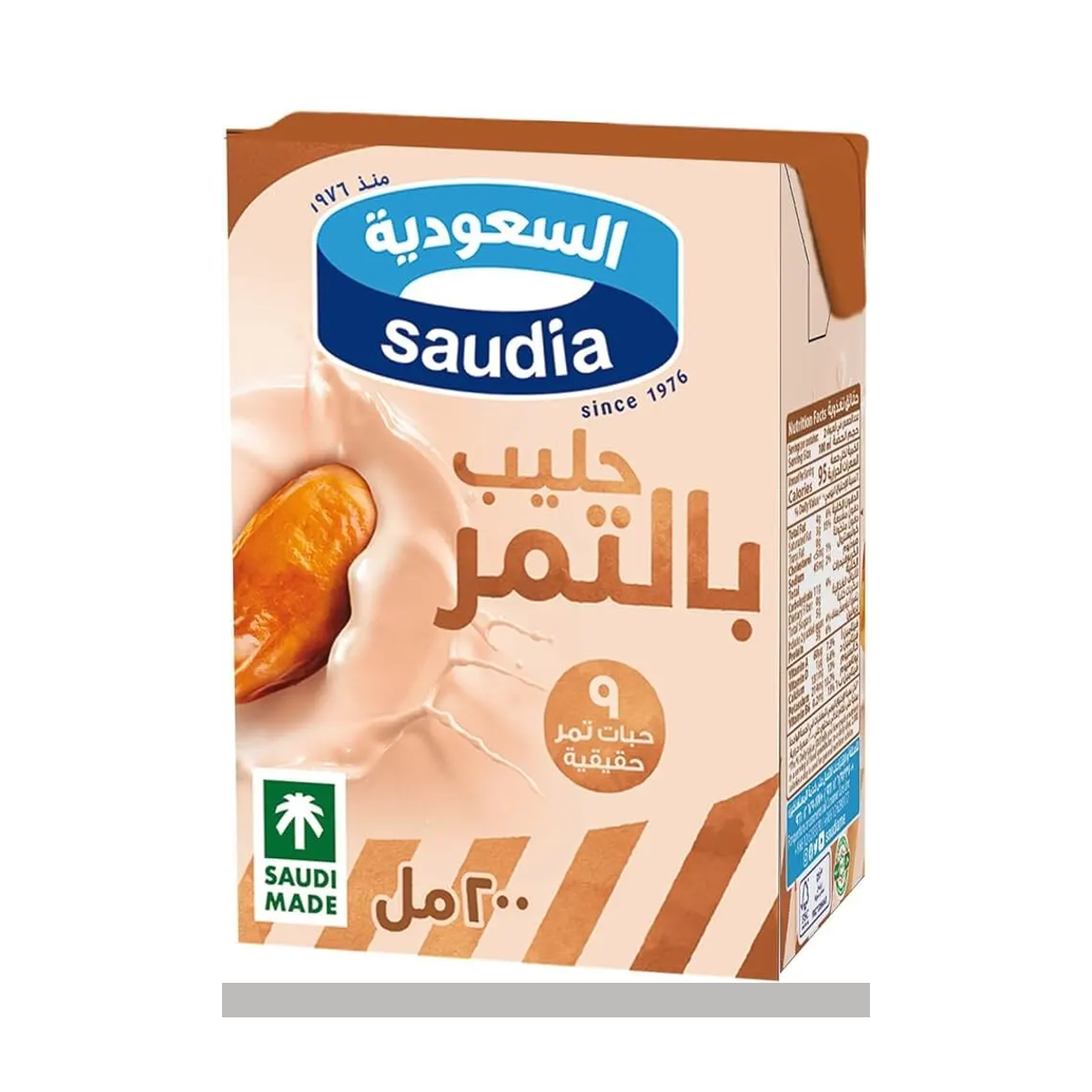 حليب السعودية يالتمر 200 مل
