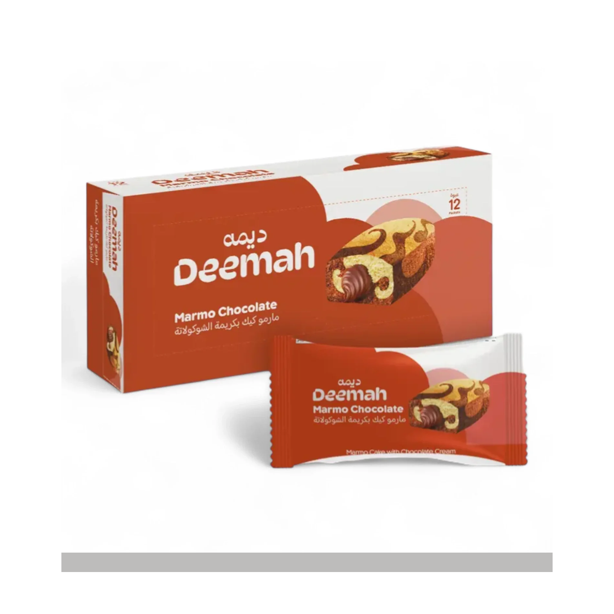 كرتون ديمه مامو كيك الشوكولاتة 12*40g