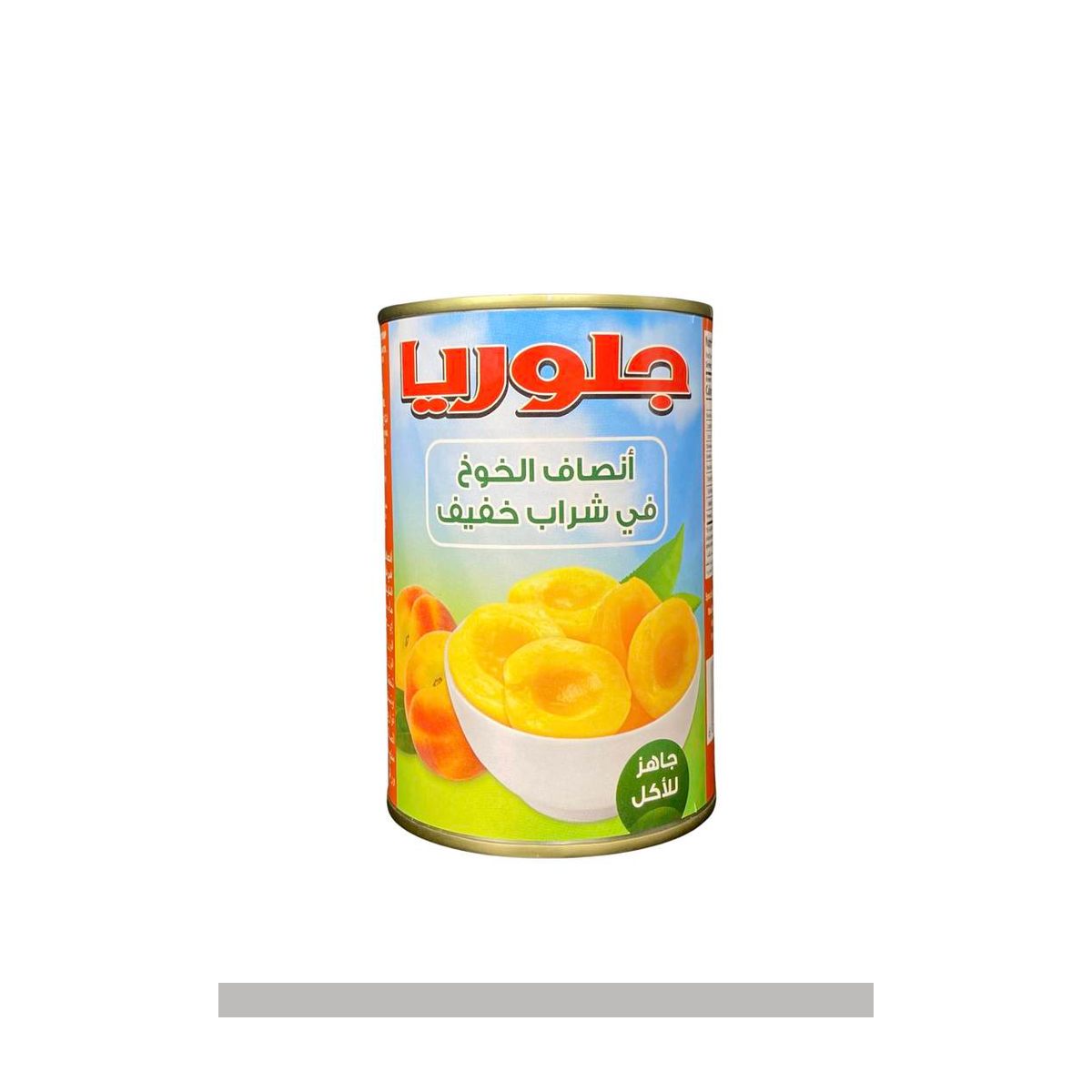 جلوريا أنصاف خوخ في شراب خفيف 425 جم