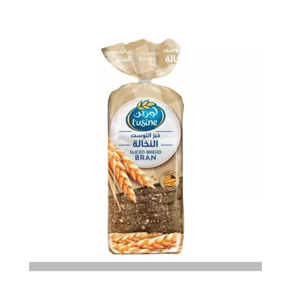 خبز توست لوزين نخالة 600 جم