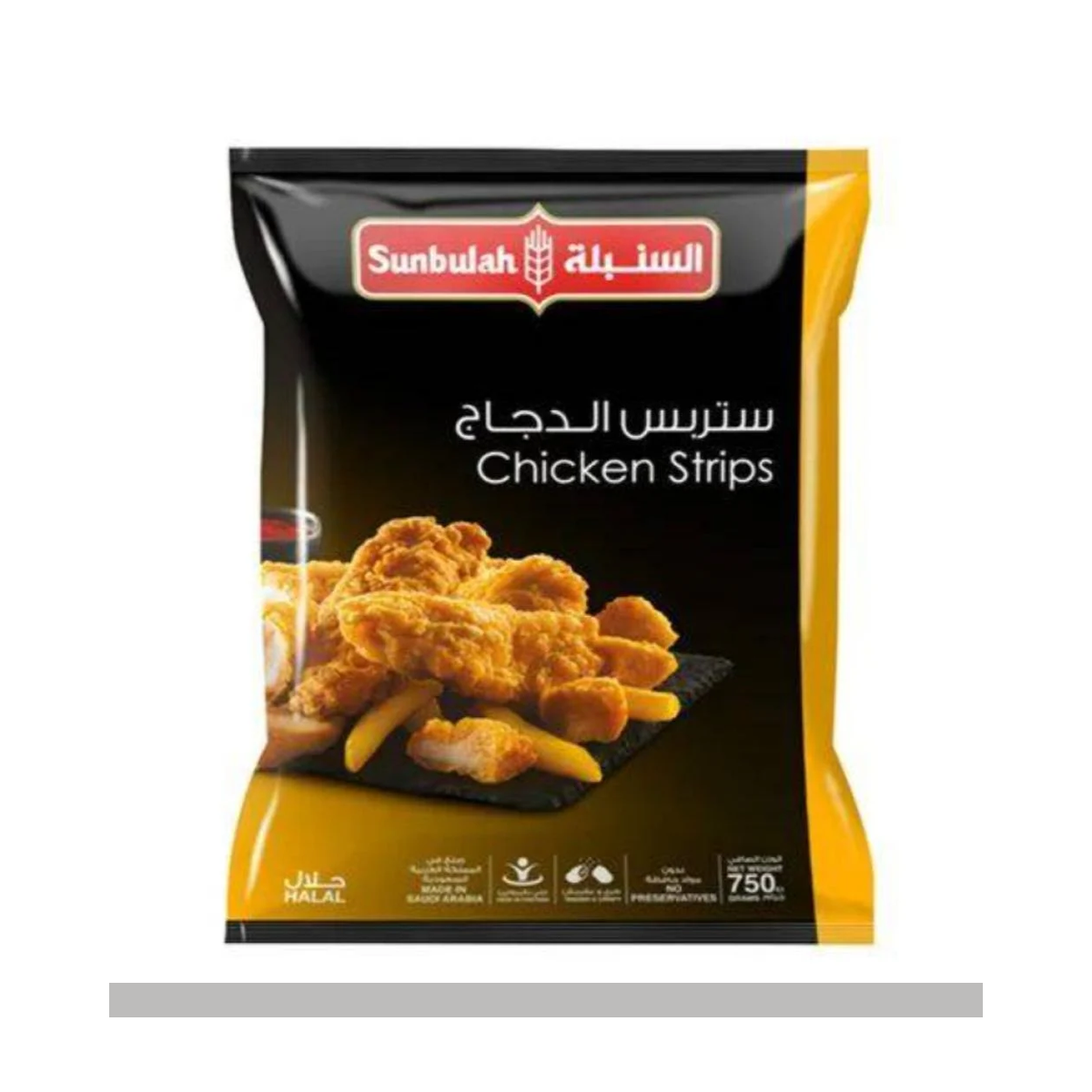 ستريبس الدجاج السنبلة عادي 750 جم