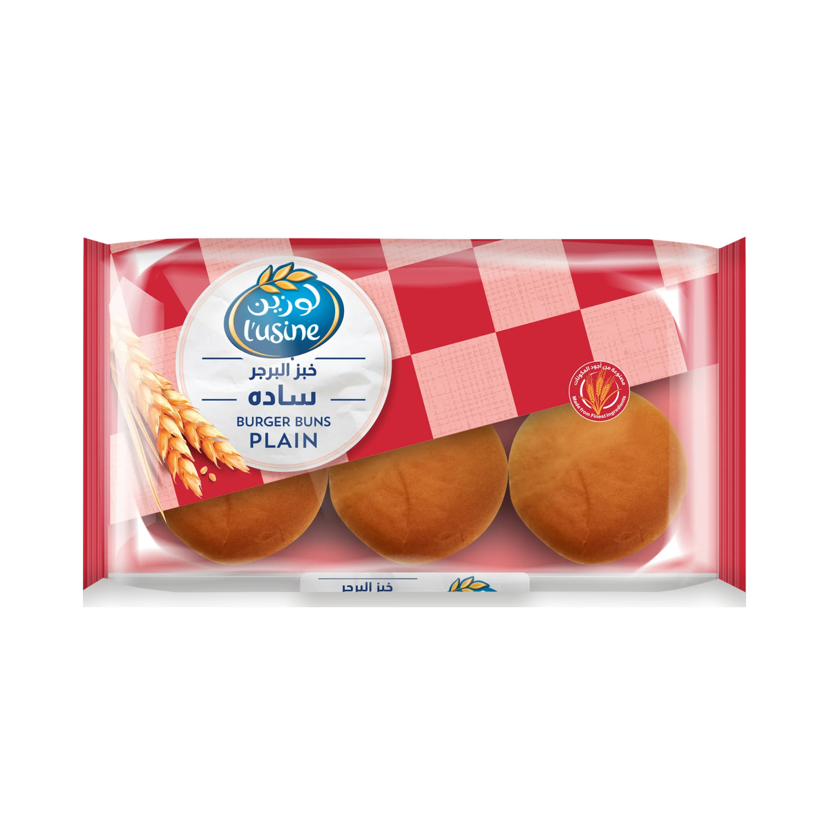 خبز برجر لوزين سادة 400 جم
