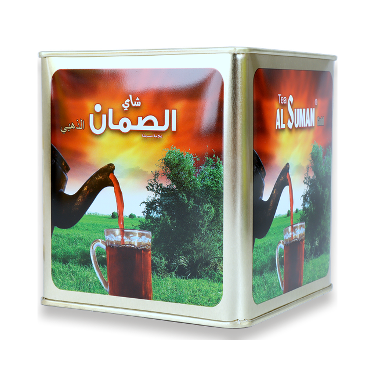 شاي الصمان حديد مربع 24*360 جم