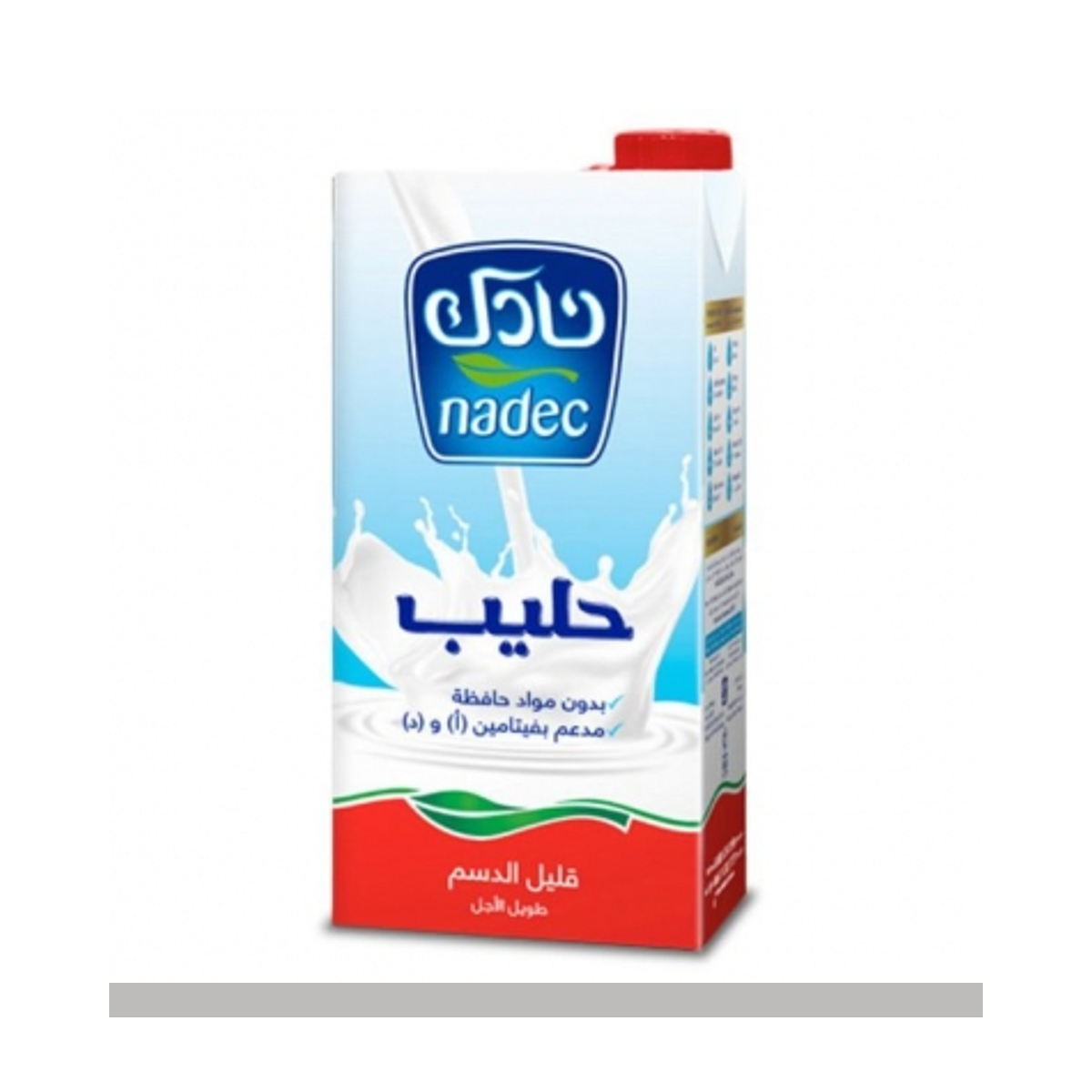 حليب نادك طويل الاجل قليل الدسم 1 لتر