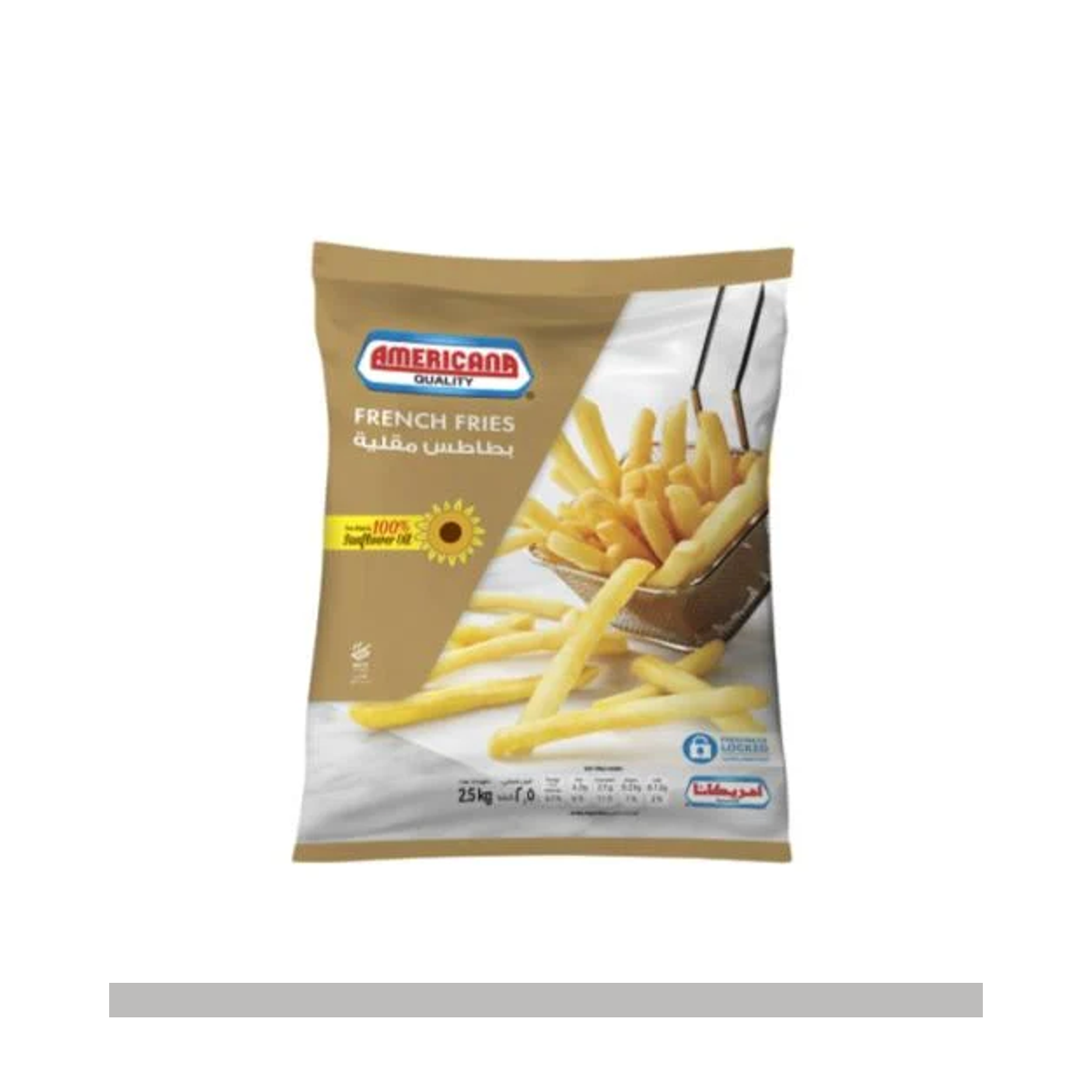 بطاطس شرائح امريكانا 4*2.5 كجم