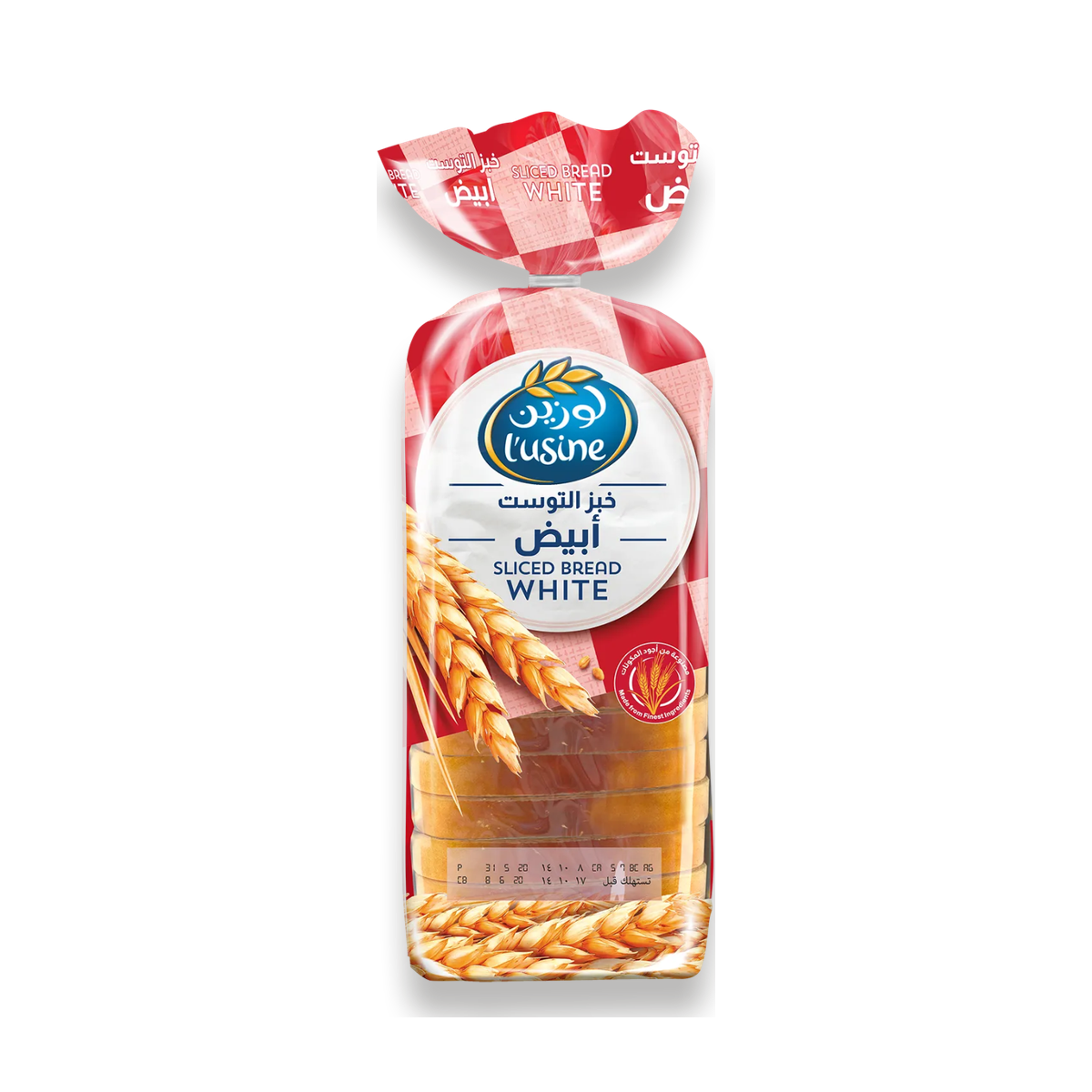 خبز توست لوزين ابيض 600 جم