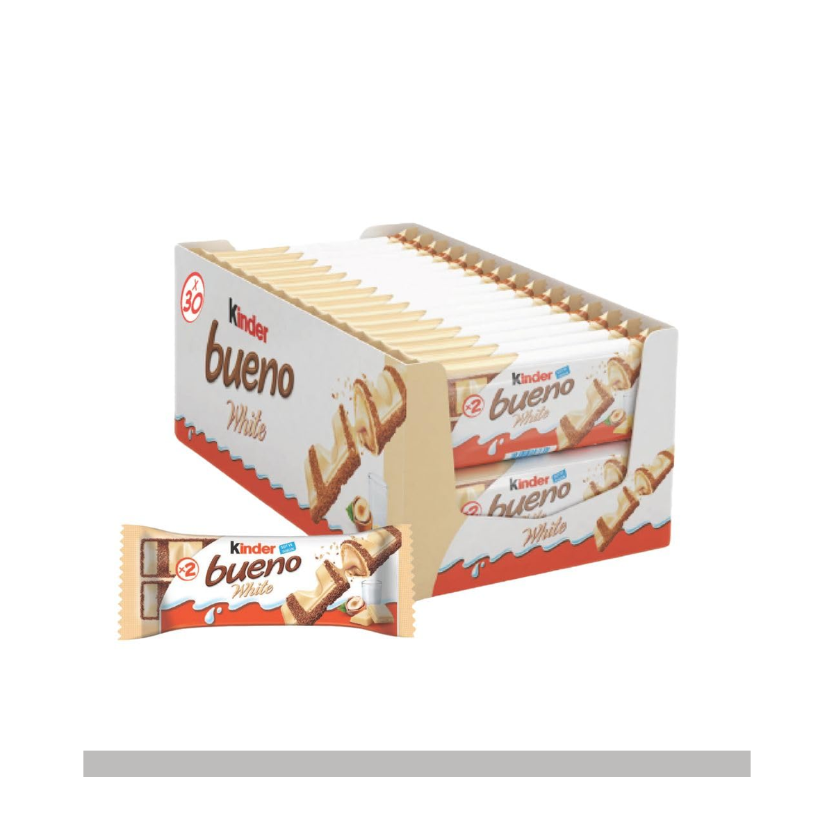 شوكولاتة كندر بوينو ابيض 30*39 جم