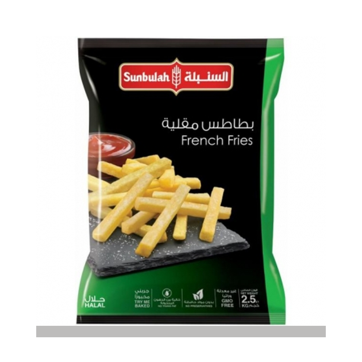 بطاطس شرائح السنبلة للقلي 2.5 كجم