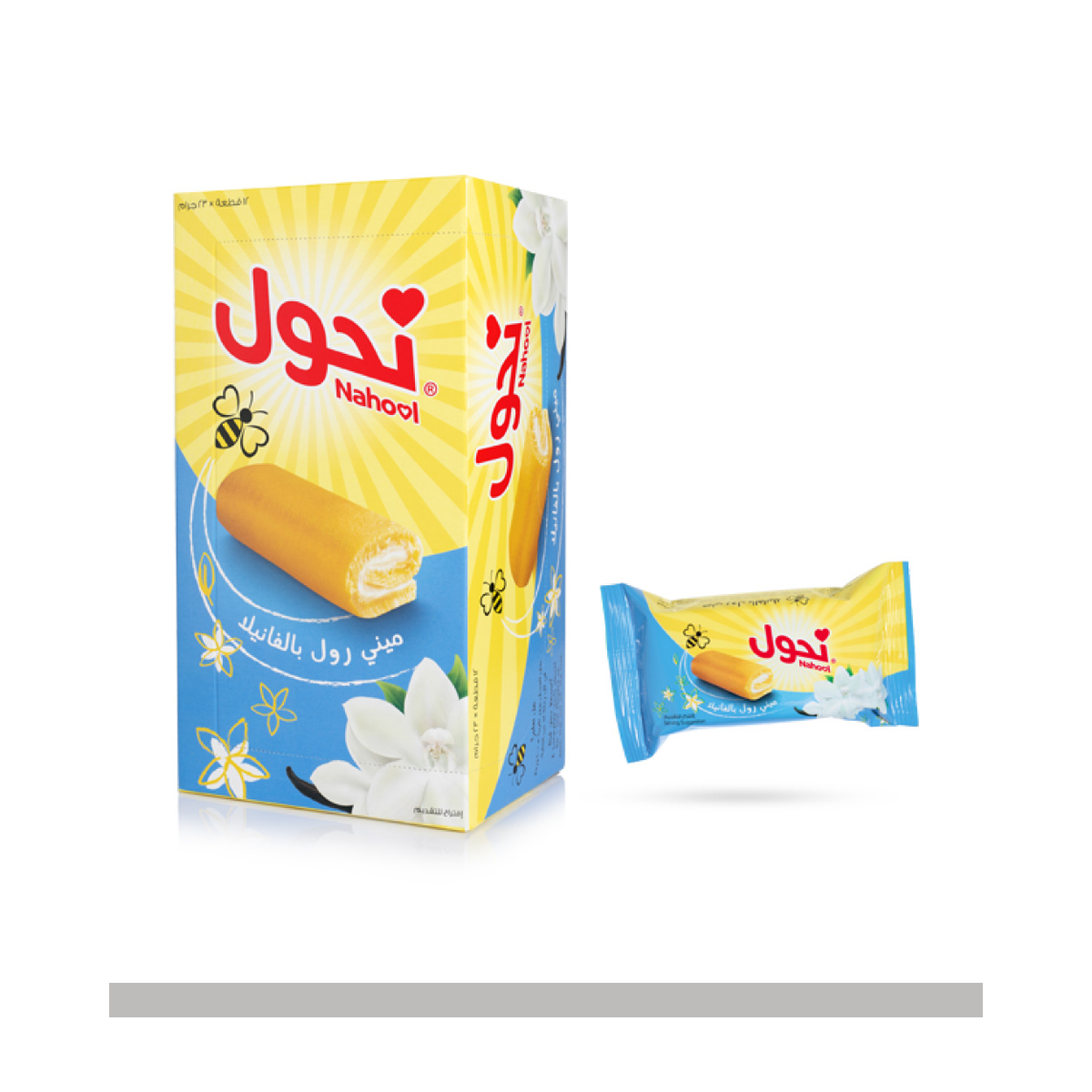 كيك نحول لفة صغير 12*23 جم